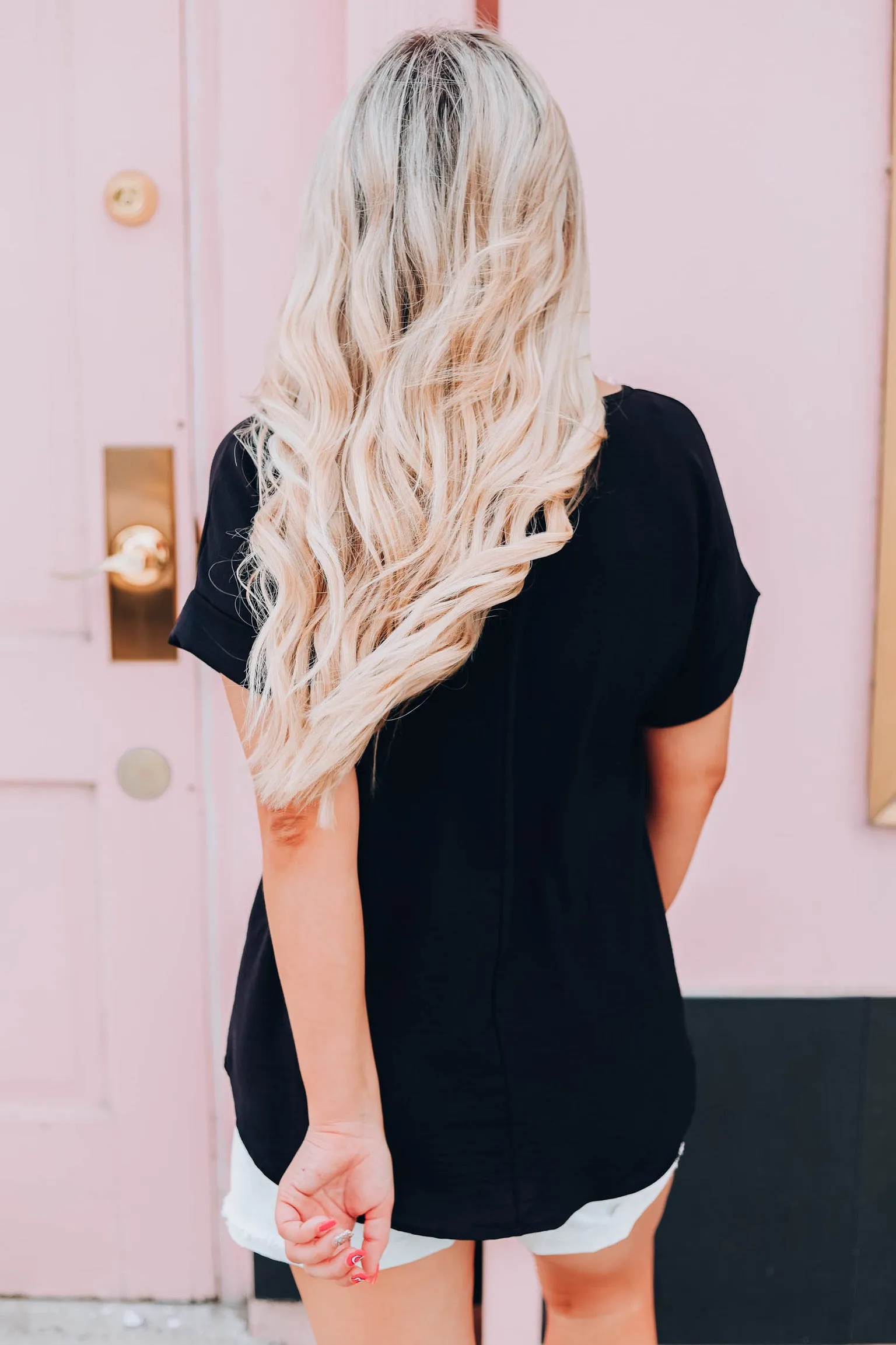 Make This Moment Last Forever Top - Black