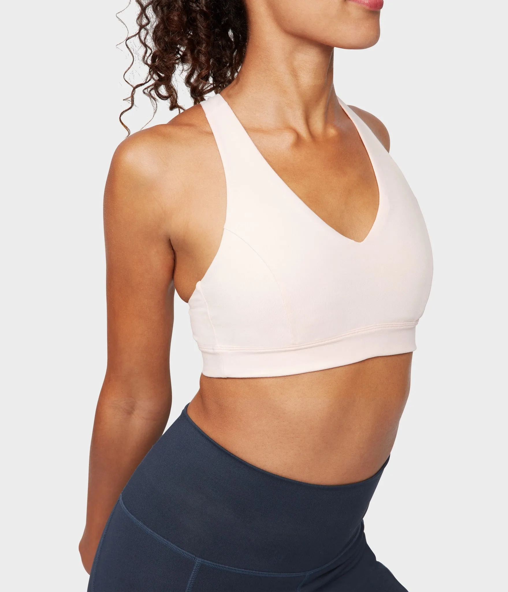 Manduka Apparel - Women's Mudra Bra - Blush