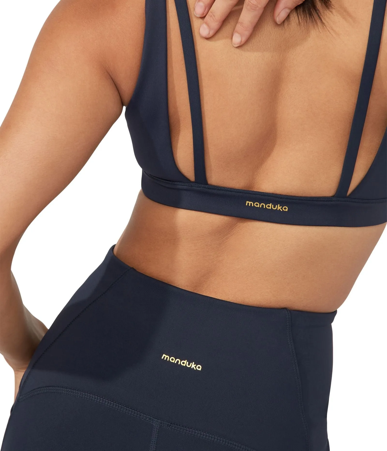 Manduka Apparel - Women's Presence Bra1 - Dark Sapphire