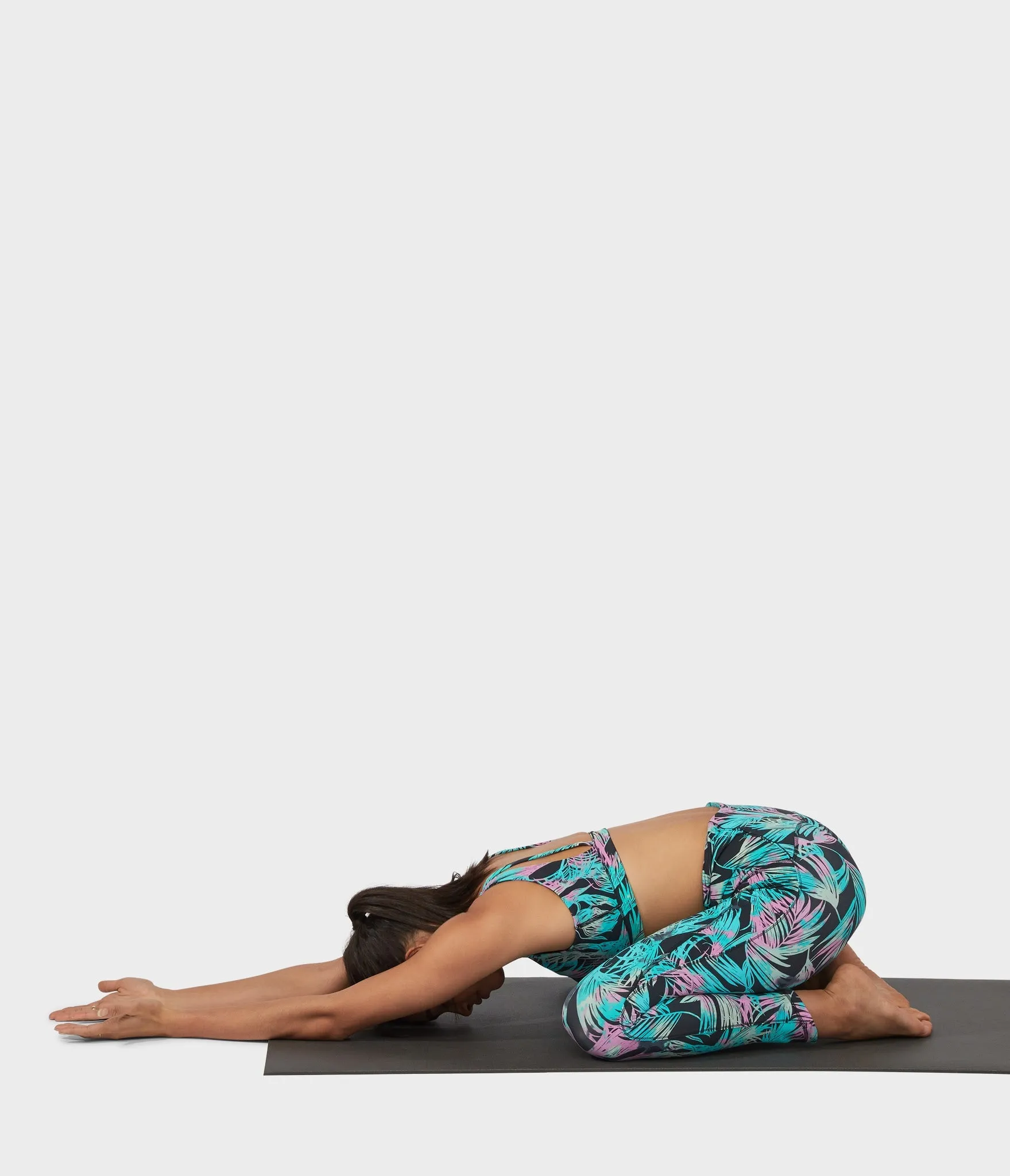 Manduka Apparel - Women's PRO Bra - Double Strap - Tropics - Black