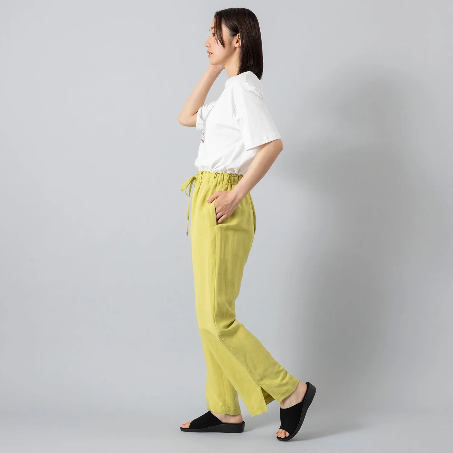 MANON | マノン　SLIT EASY PANTS