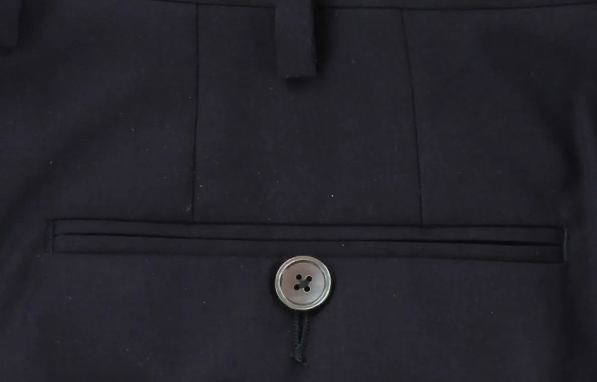 Marco Pescarolo Dark Blue Pants