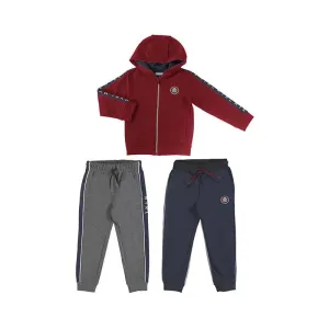 MAYORAL - Basic Two Pant Tracksuit - Burgandy