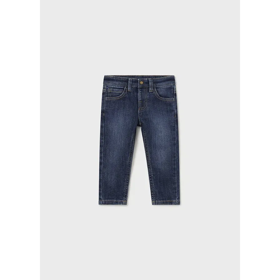 Mayoral Dark Wash Basic Slim Denim Jeans