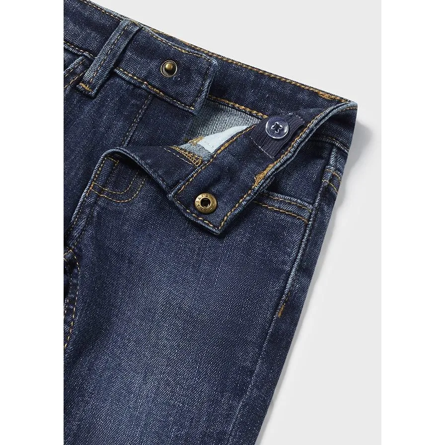 Mayoral Dark Wash Basic Slim Denim Jeans