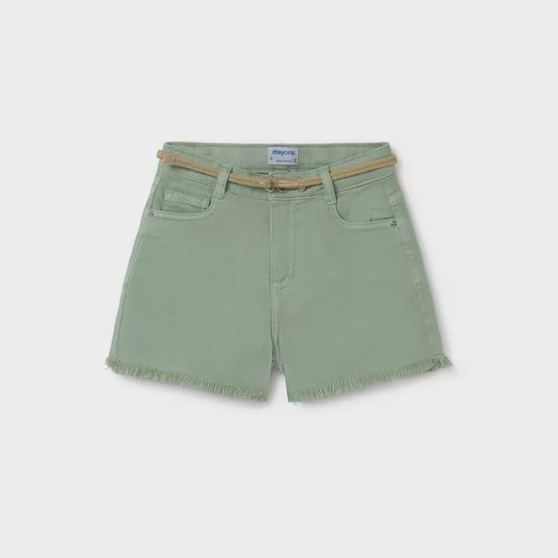 Mayoral Older Girls Shorts 275 Mint
