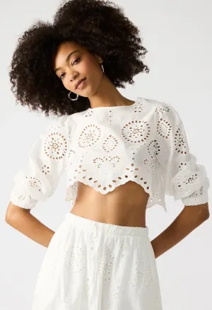 Meera Top-Antique White