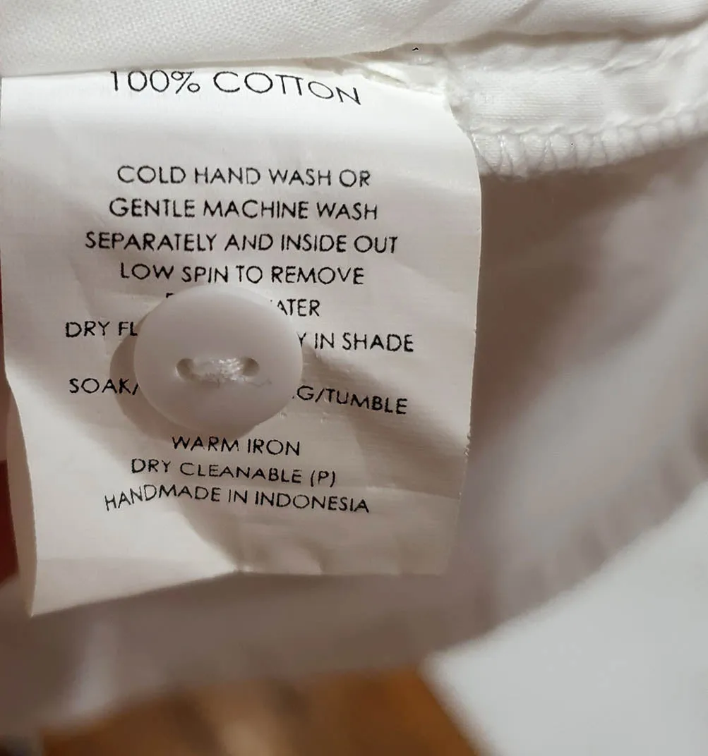 Megan Salmon white top size 12
