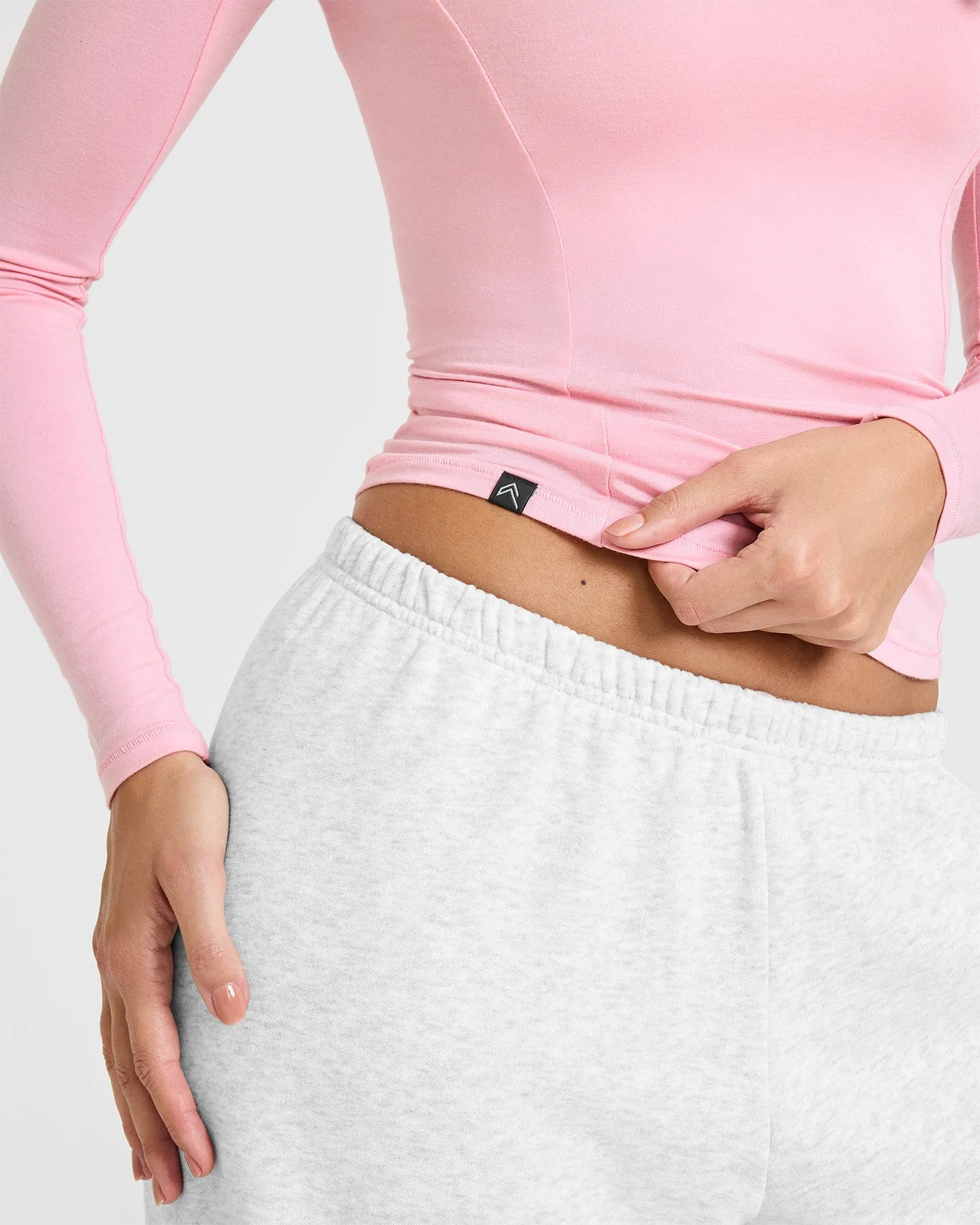 Mellow Soft Long Sleeve Top | Petal Pink