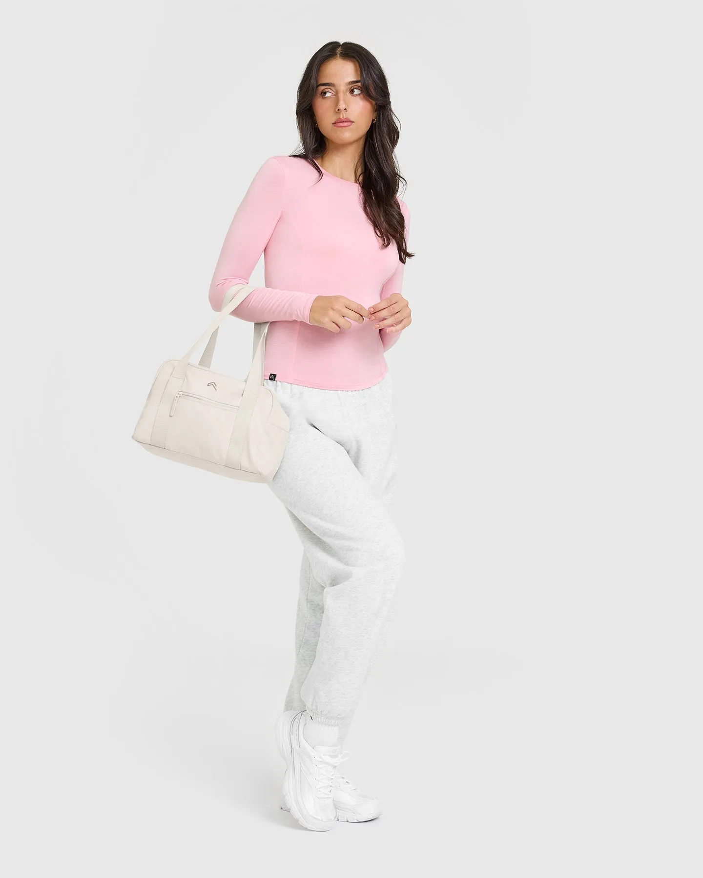 Mellow Soft Long Sleeve Top | Petal Pink
