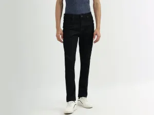 Men Solid Carrot Fit Jeans