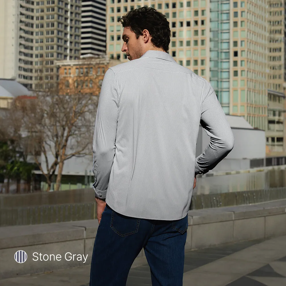 Men's Sweat Free Stripe Shirt