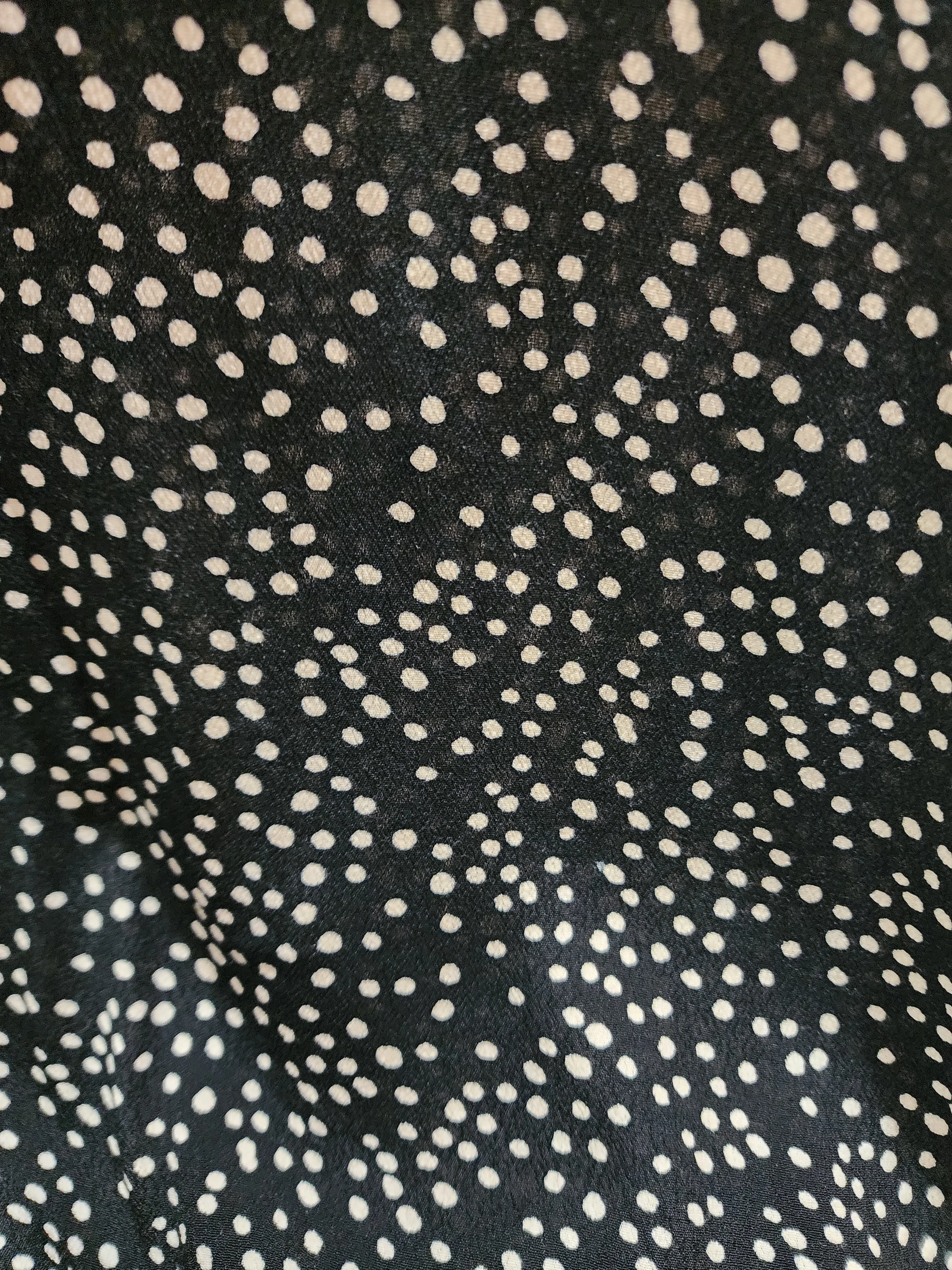Mister Zimi  black unique print top size 8