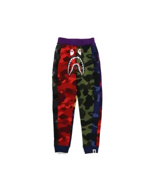 Mix Camo Shark Crazy Slim Sweatpants