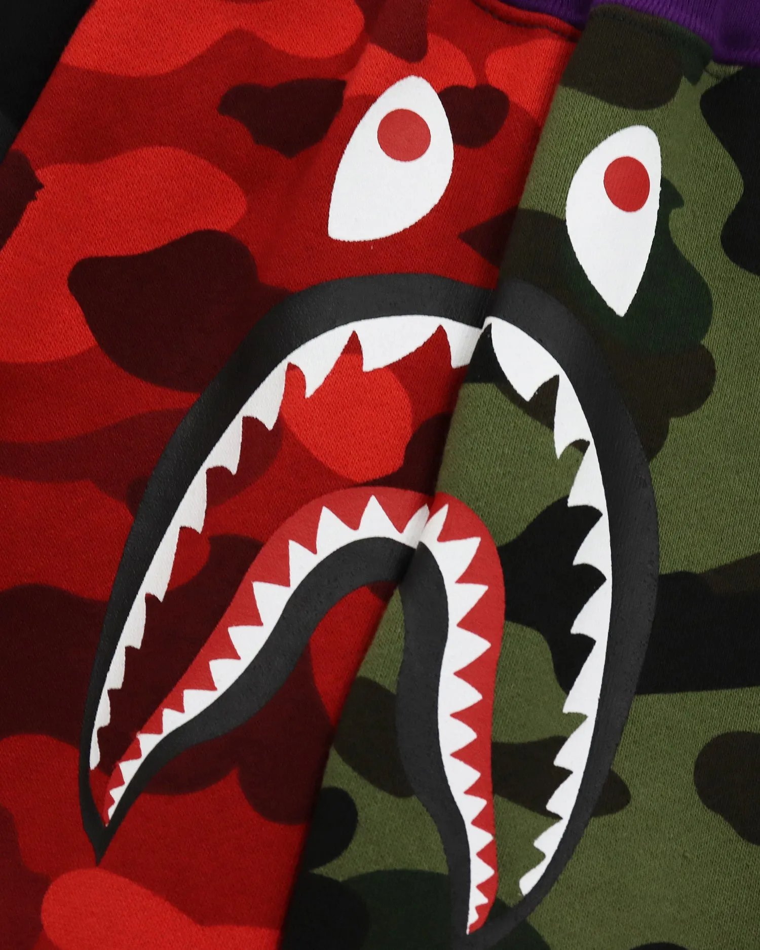 Mix Camo Shark Crazy Slim Sweatpants