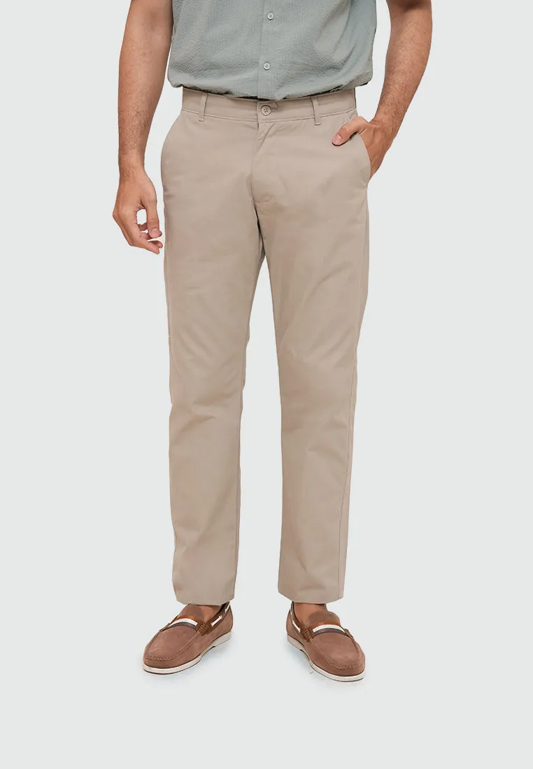 MOC Celana Panjang Chinos Pria Reguler Fit HARRINGTON - Khaki