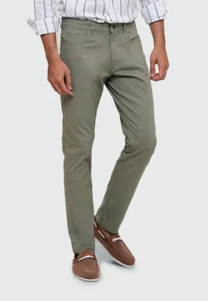 MOC Celana Panjang Chinos Pria Slim Fit HOVE-LIGHT GREEN