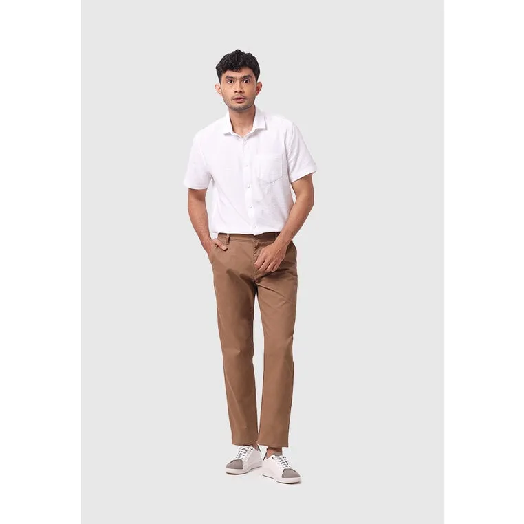 MOC Celana Panjang Pria Regular Fit JASPER - BROWN