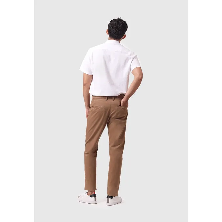 MOC Celana Panjang Pria Regular Fit JASPER - BROWN
