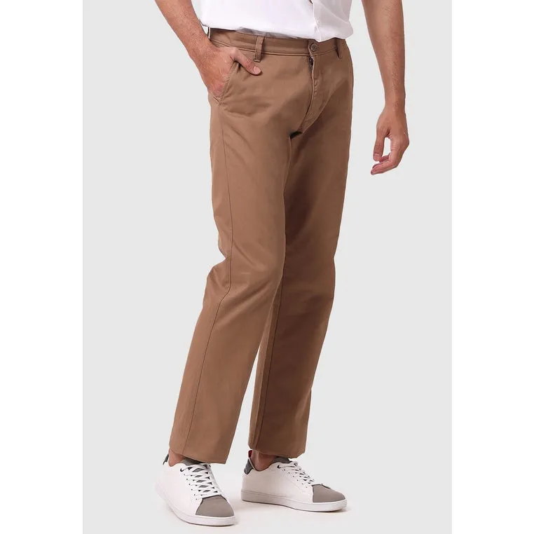 MOC Celana Panjang Pria Regular Fit JASPER - BROWN