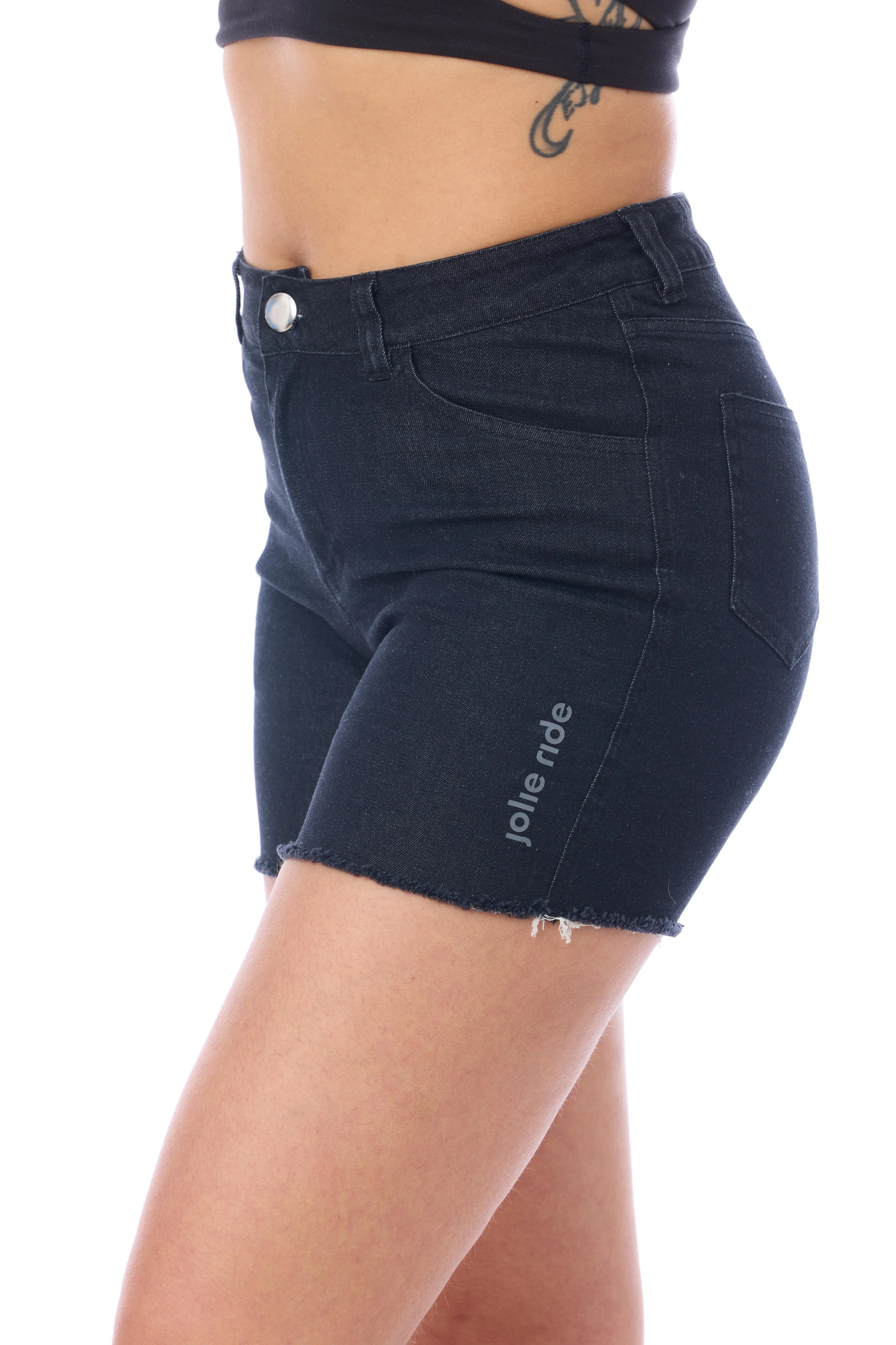 mtb denim shorts with exceptionaly stretch fabric and gel pad