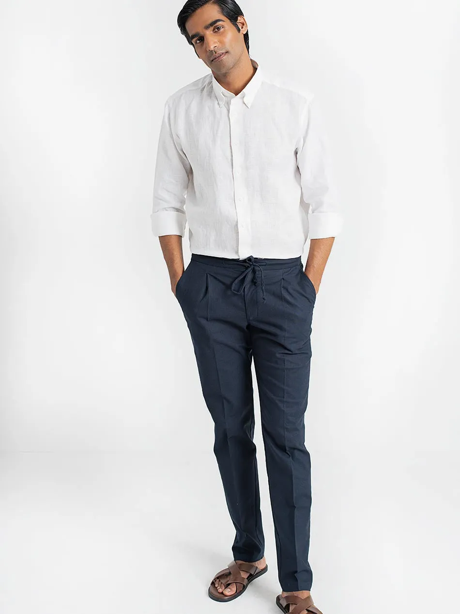 NAVY EASY PANTS