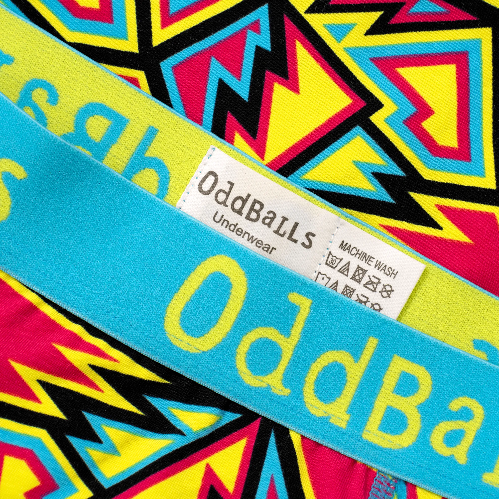 Neon Bolts - Mens Boxer Shorts