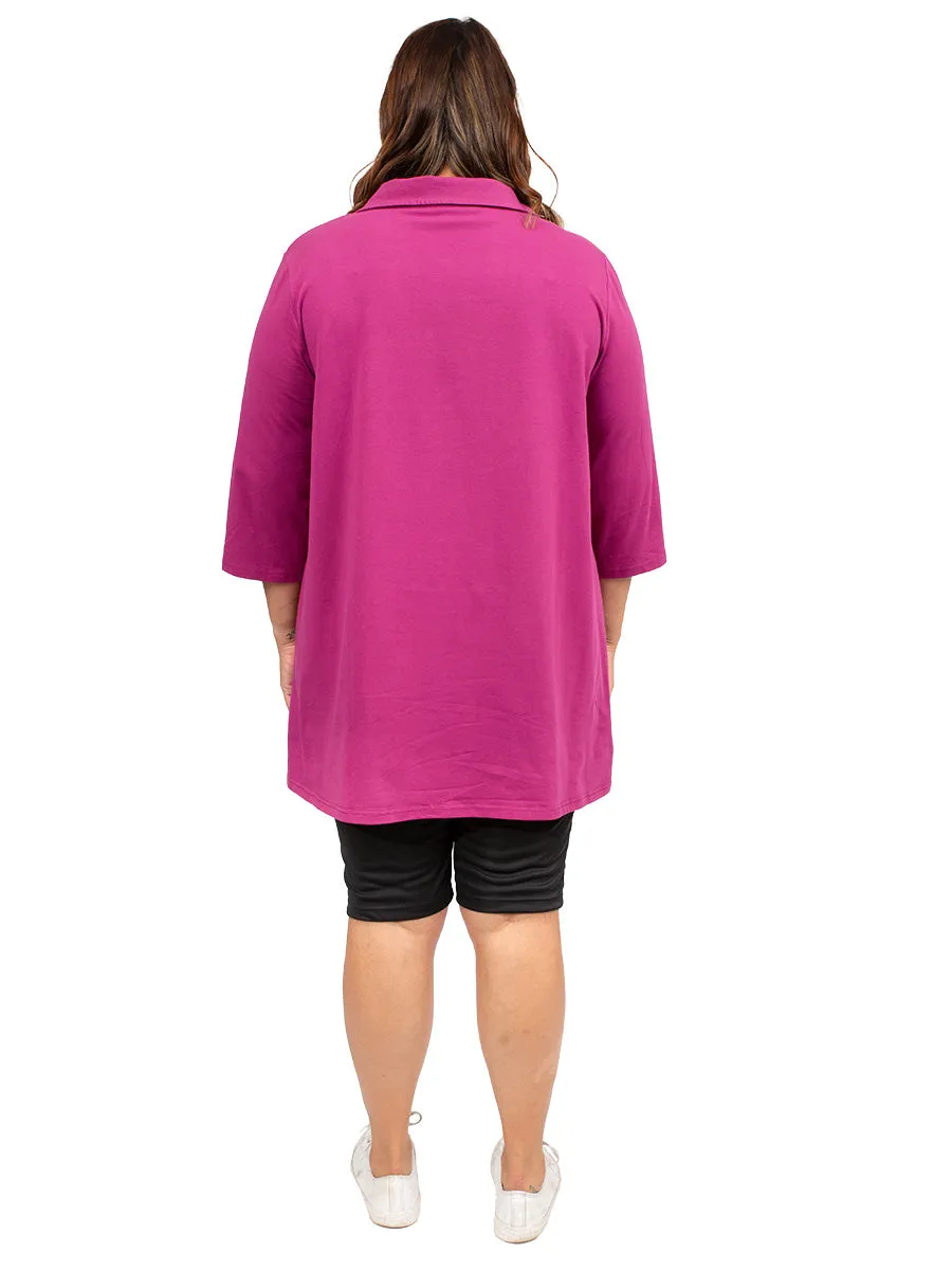 Neptune Top - Raspberry*