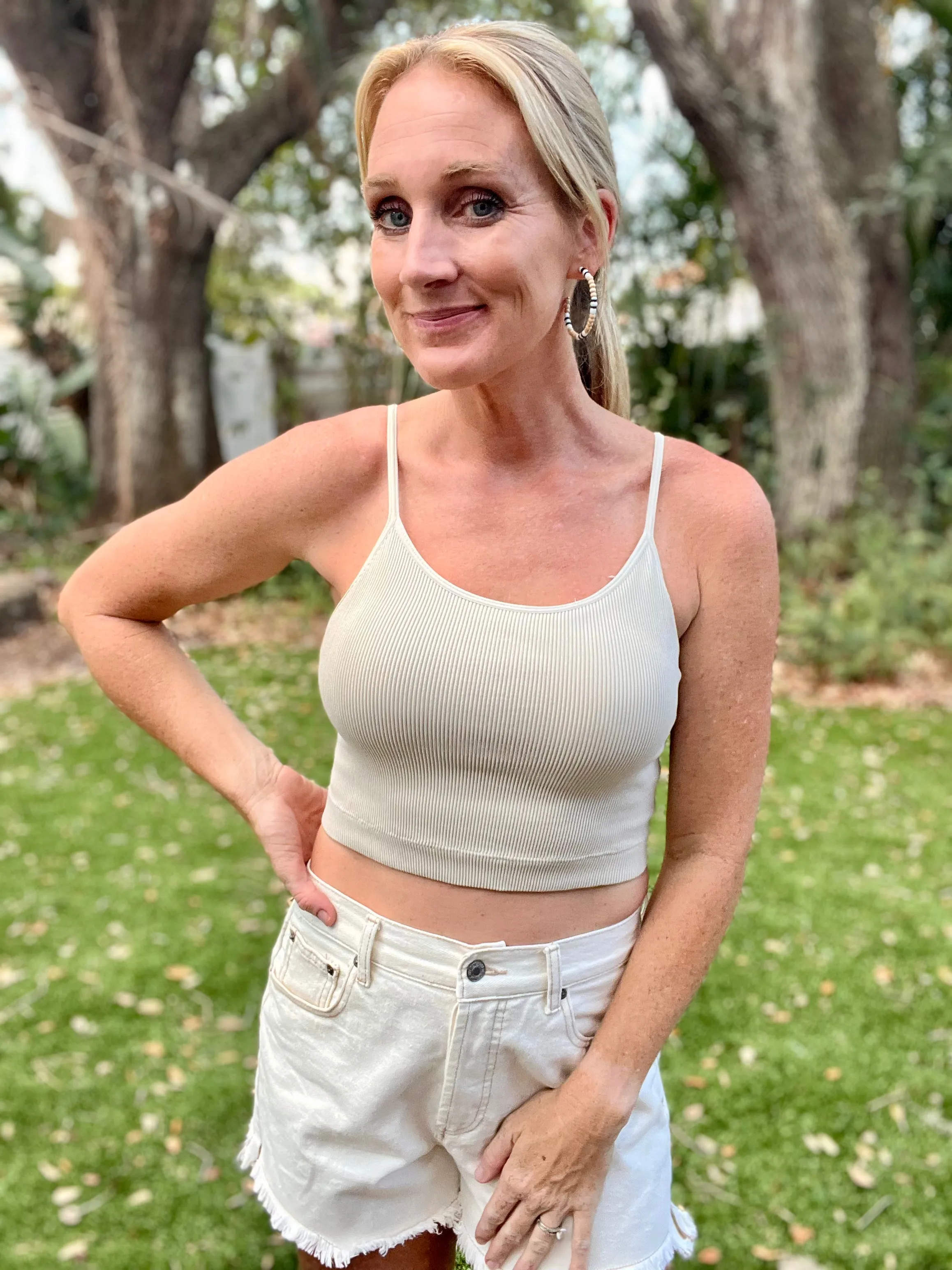 Neutral Cami Bralette
