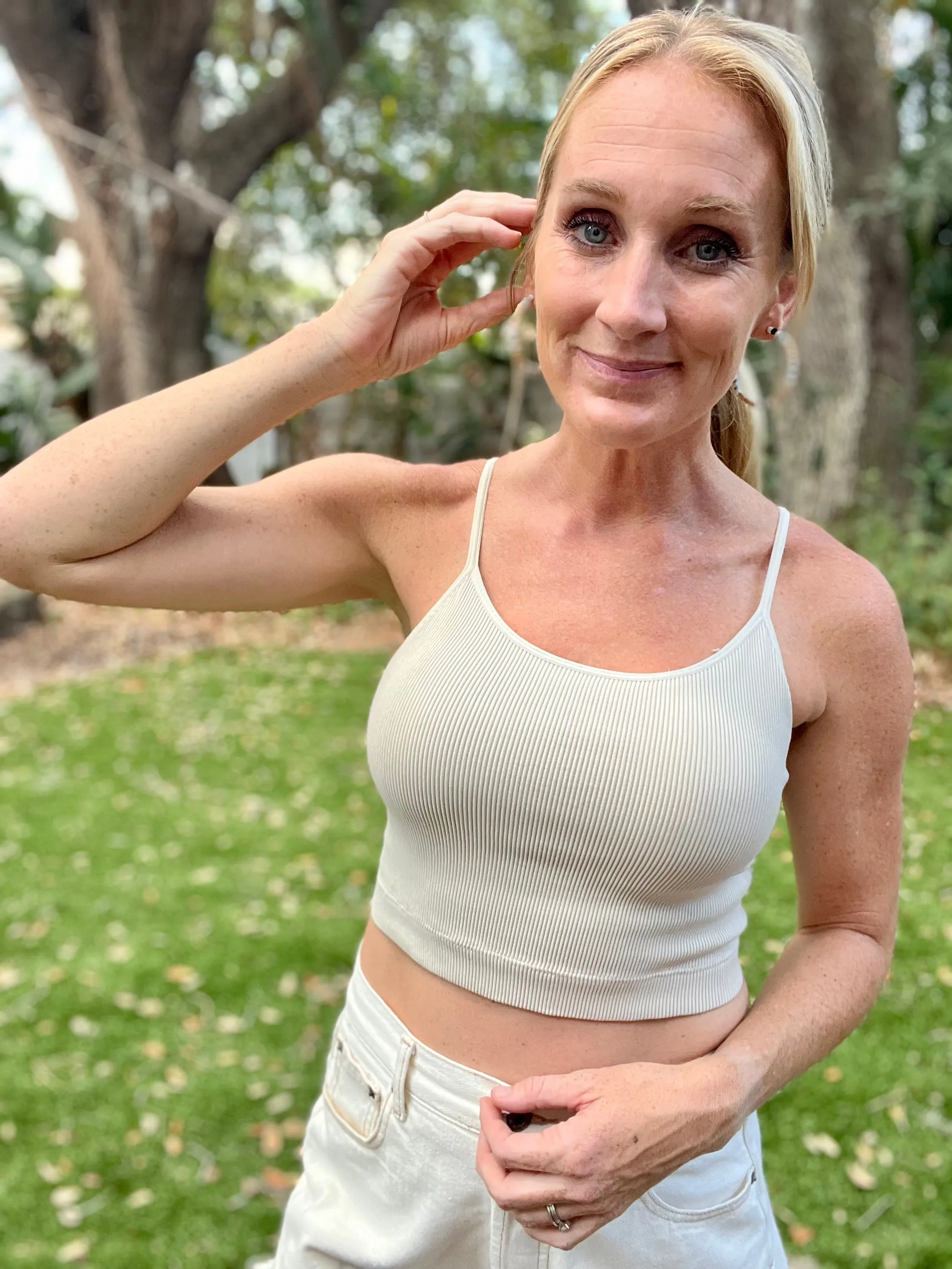 Neutral Cami Bralette