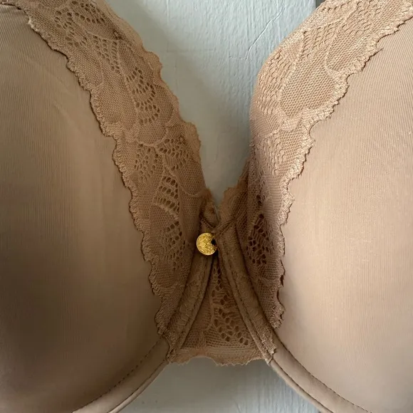 NWT Natori Hidden Glamour Bra Size 34G Colorway Cafe