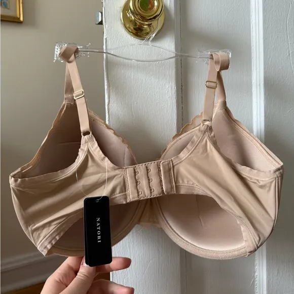 NWT Natori Hidden Glamour Bra Size 34G Colorway Cafe