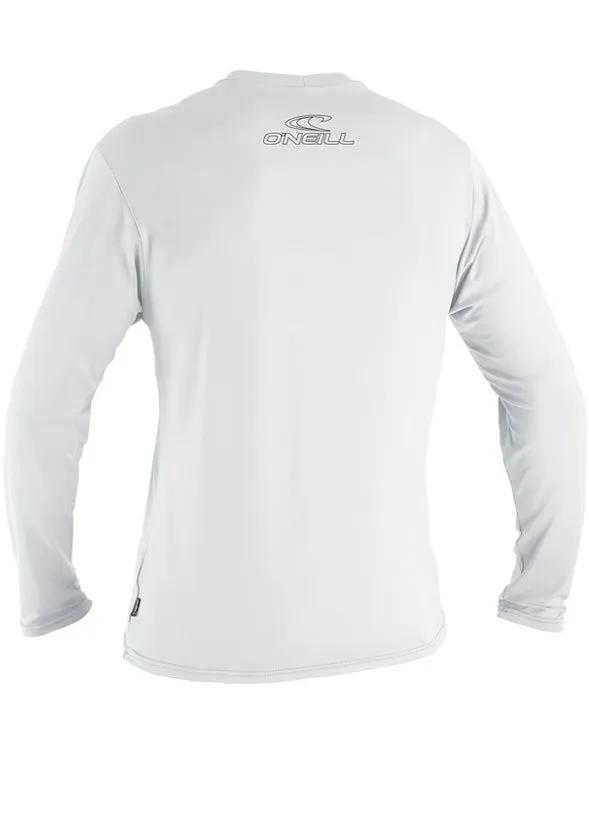 O'Neill mens rash tops - white long