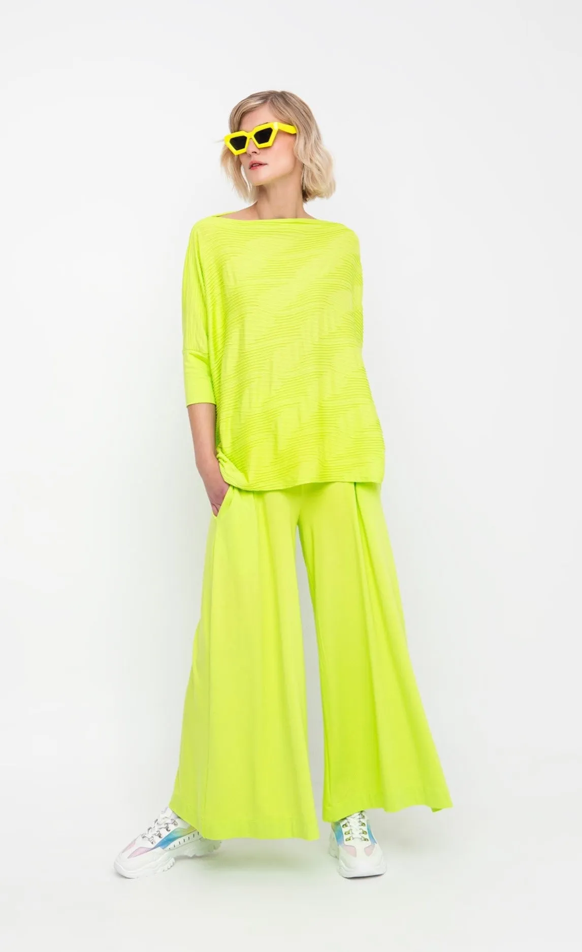 Ozai N Ku Lime Racquet Top