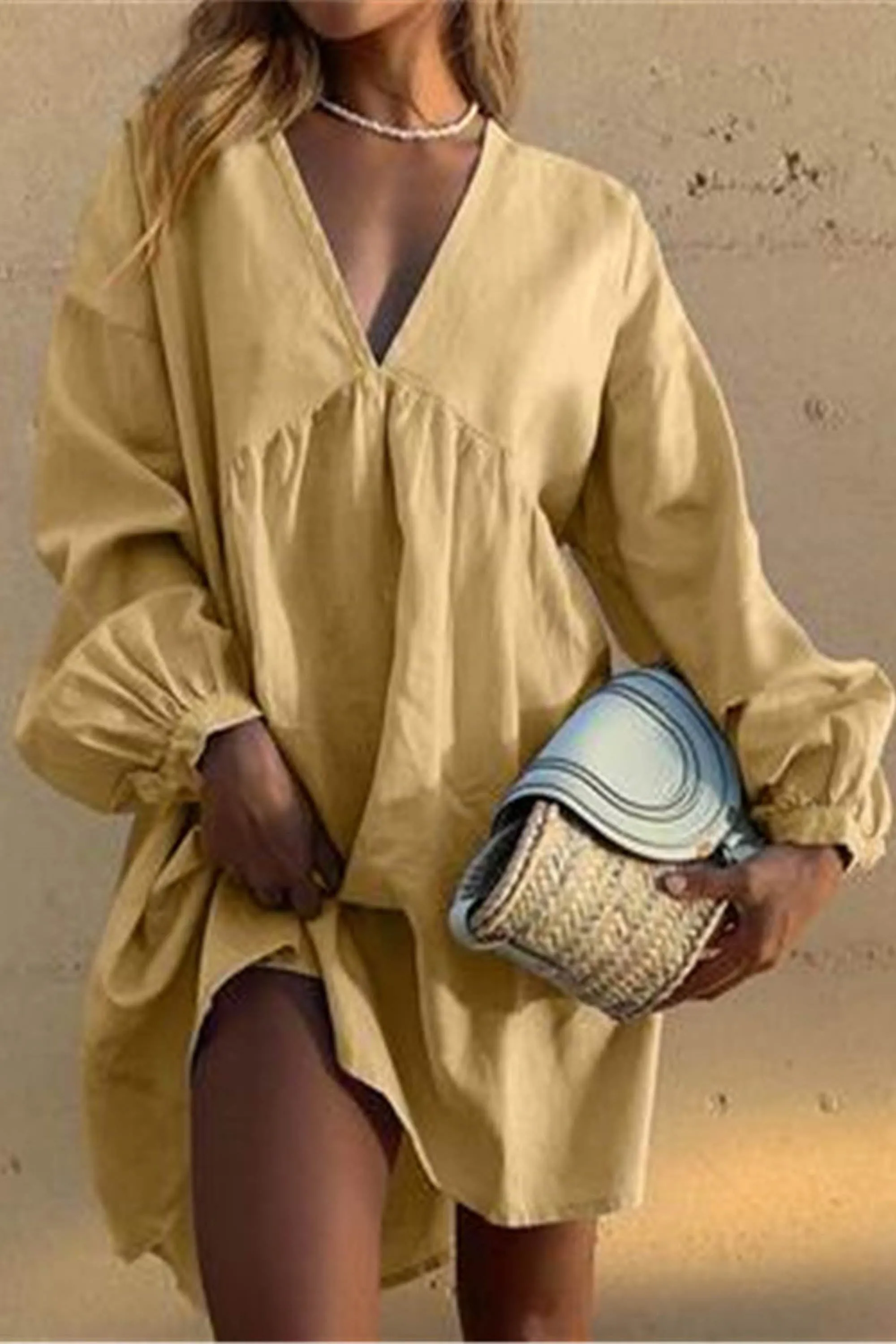 Pacifica® | Airy Tunic Dress With A V-Neck