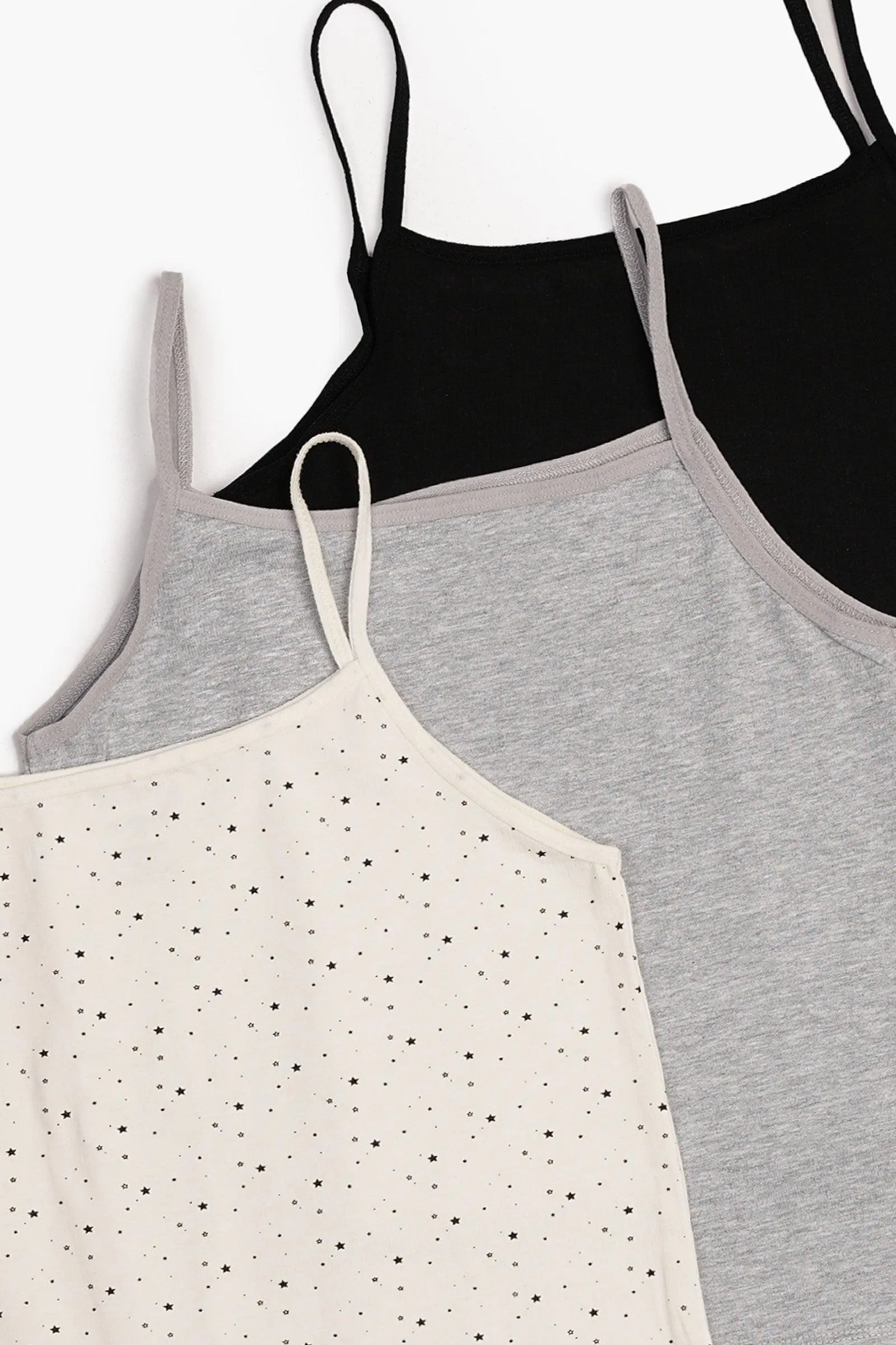 Pack of 3 Girly Cami Tops