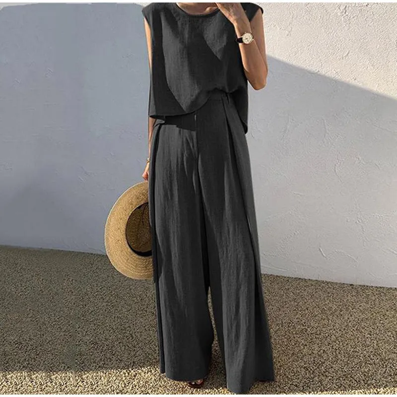 Pebbles® | Airy Two-Piece Set Made Of Linen For Summer