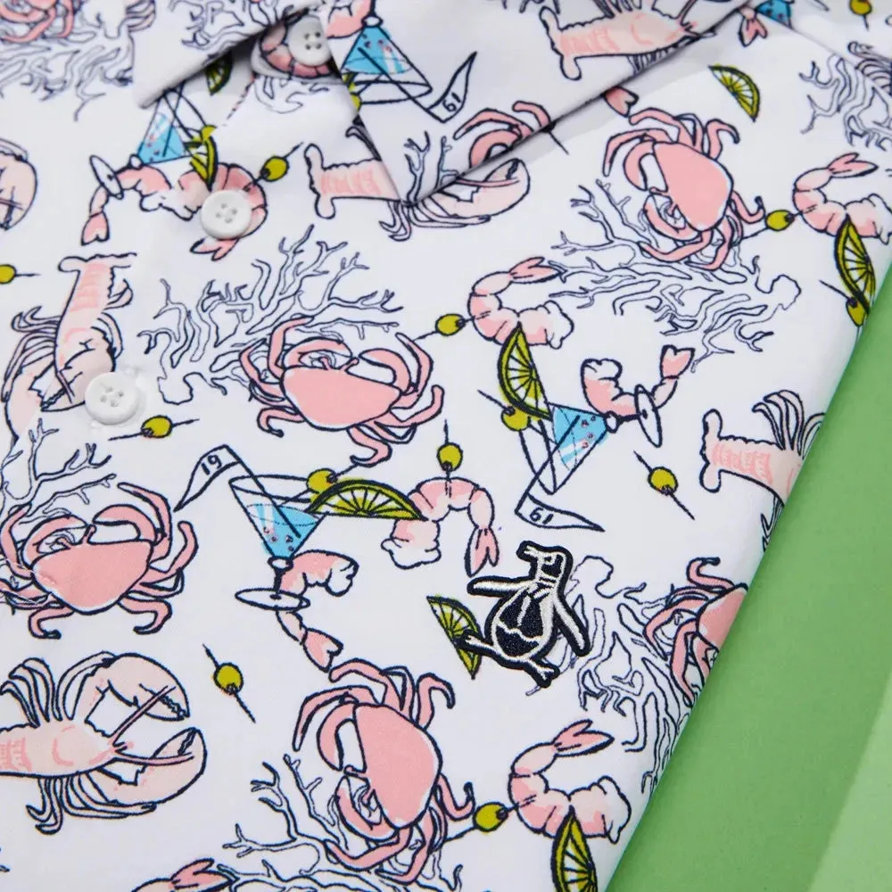 Penguin Pete In The Ocean Golf Polo Shirt