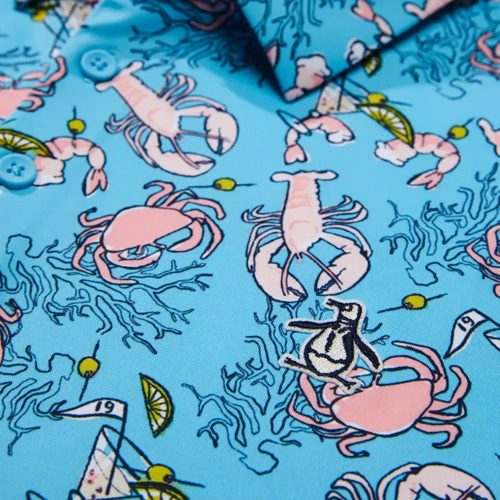 Penguin Pete In The Ocean Golf Polo Shirt