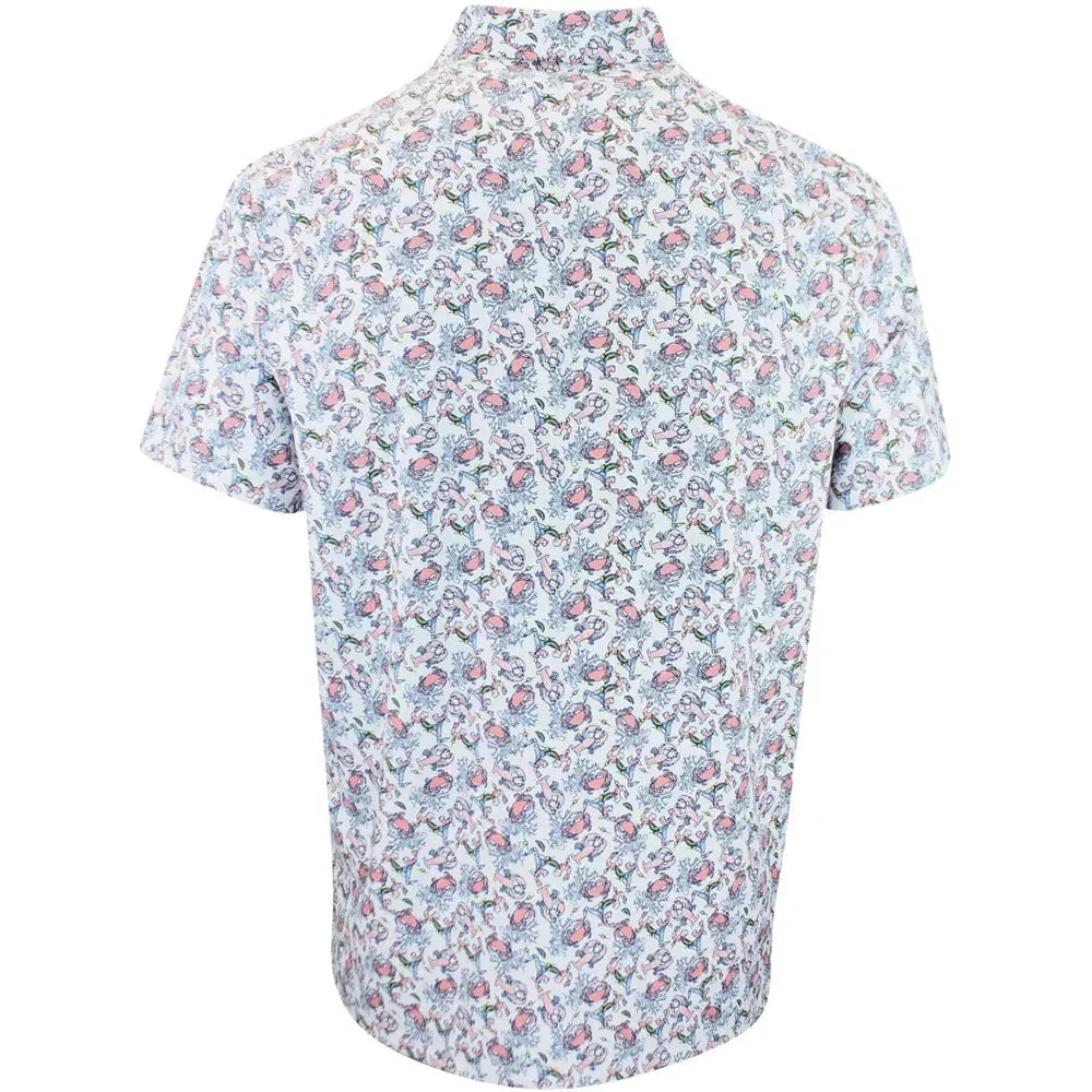 Penguin Pete In The Ocean Golf Polo Shirt