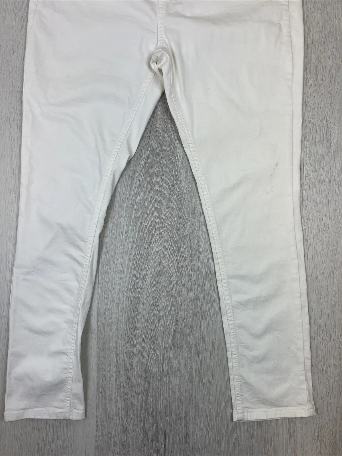 Phase Eight Womens Jada Mid Rise Slim Leg White Jeans Size 16 (New with marks)