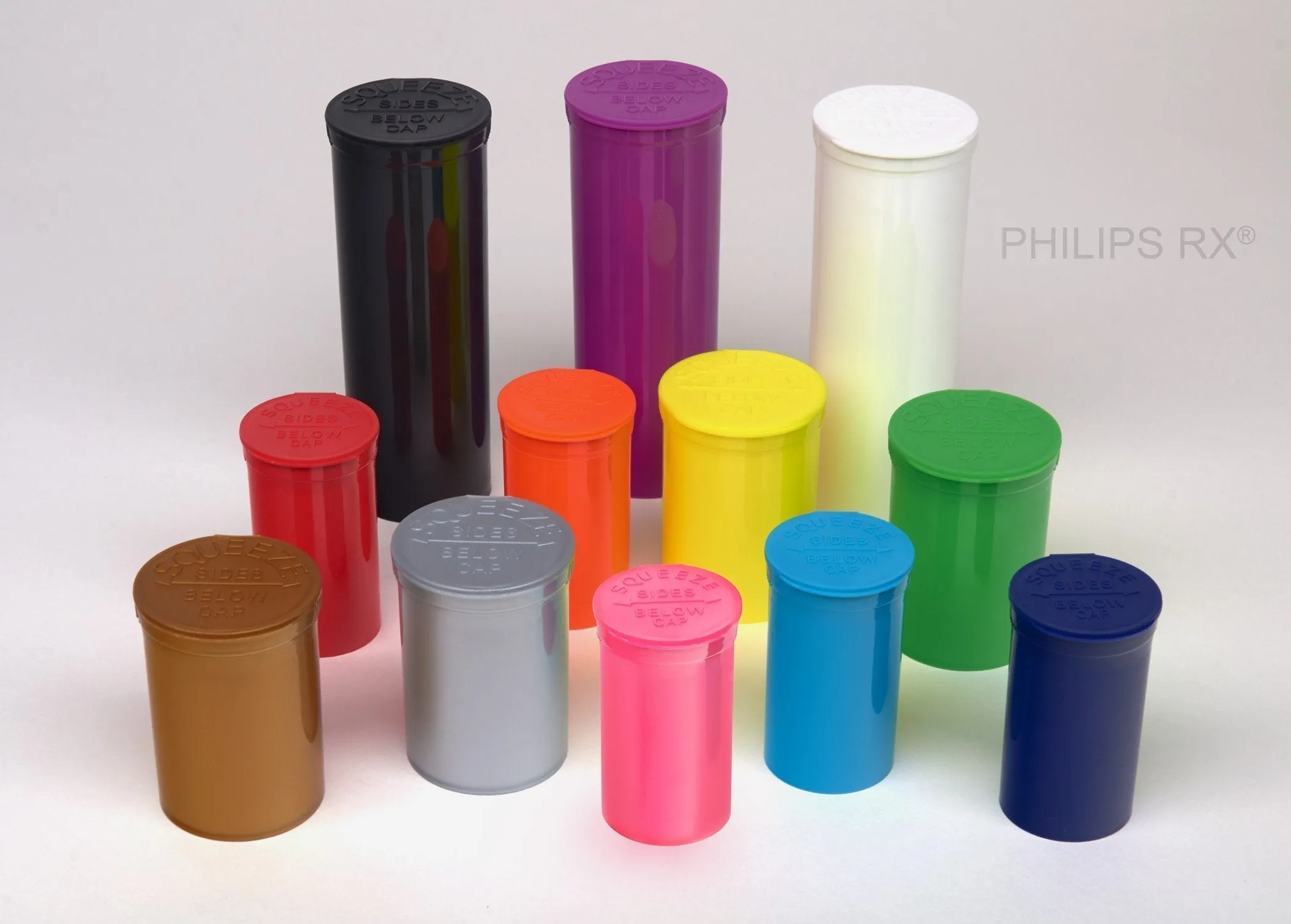 Philips RX 19 Dram Pop Top Vial - 1/8 Oz - Child Resistant - Opaque Gold - (225 Count)