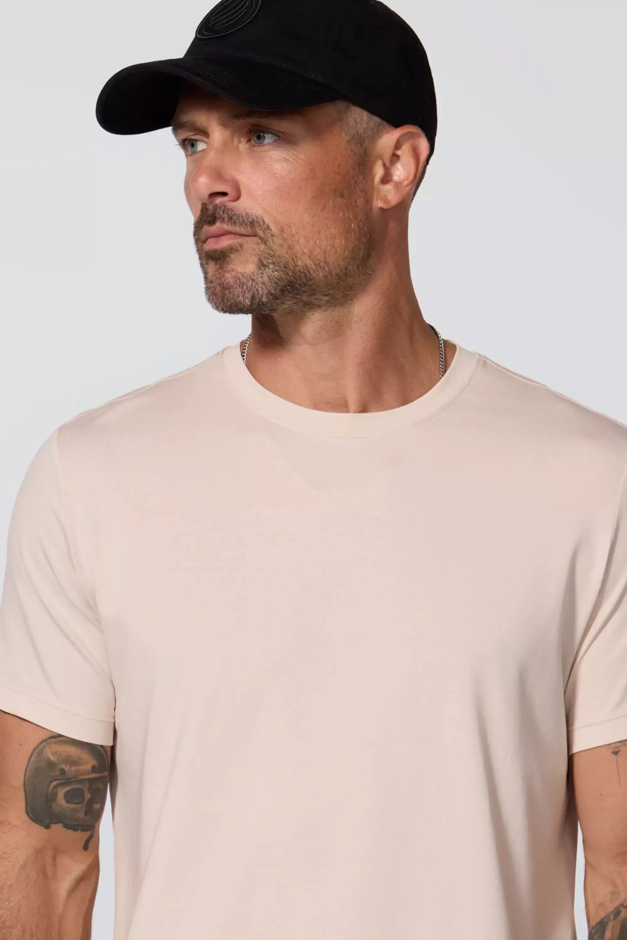 Pima Cotton Tee - Stone