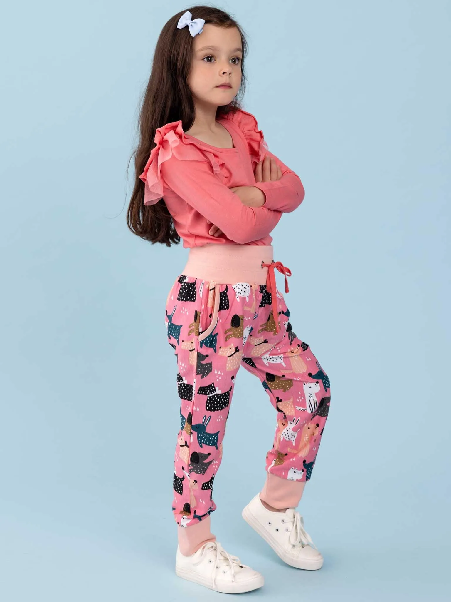 Pink Doggo Soft Jersey Pants