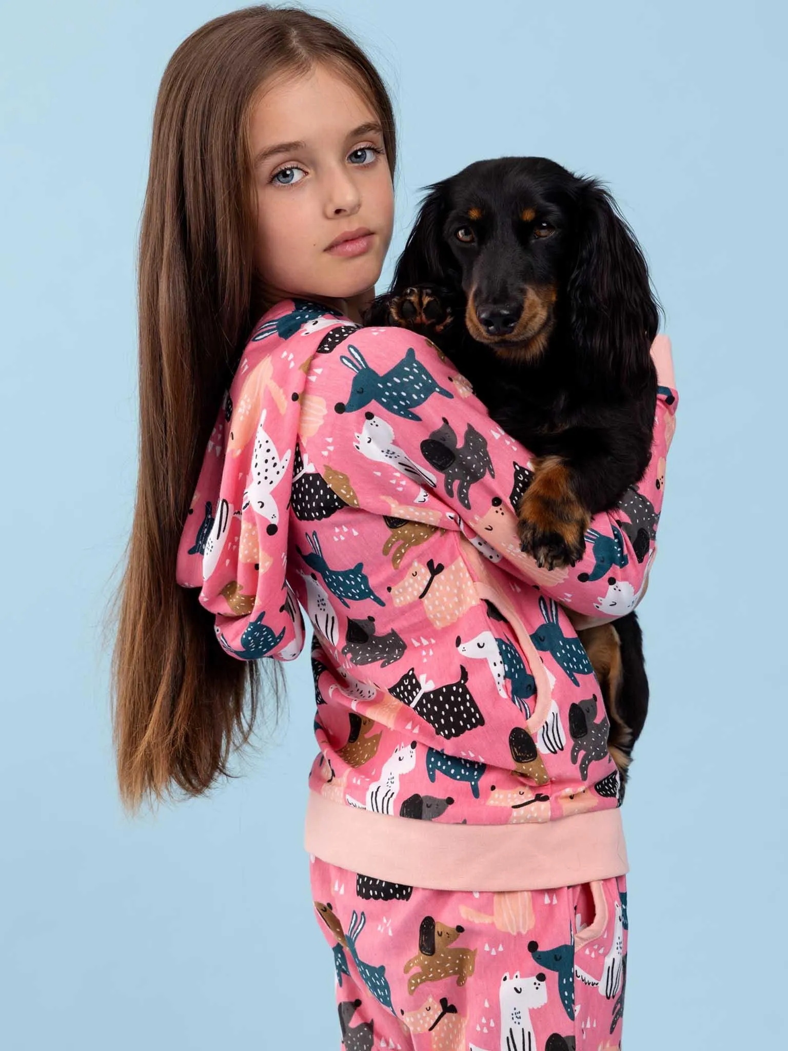 Pink Doggo Soft Jersey Pants