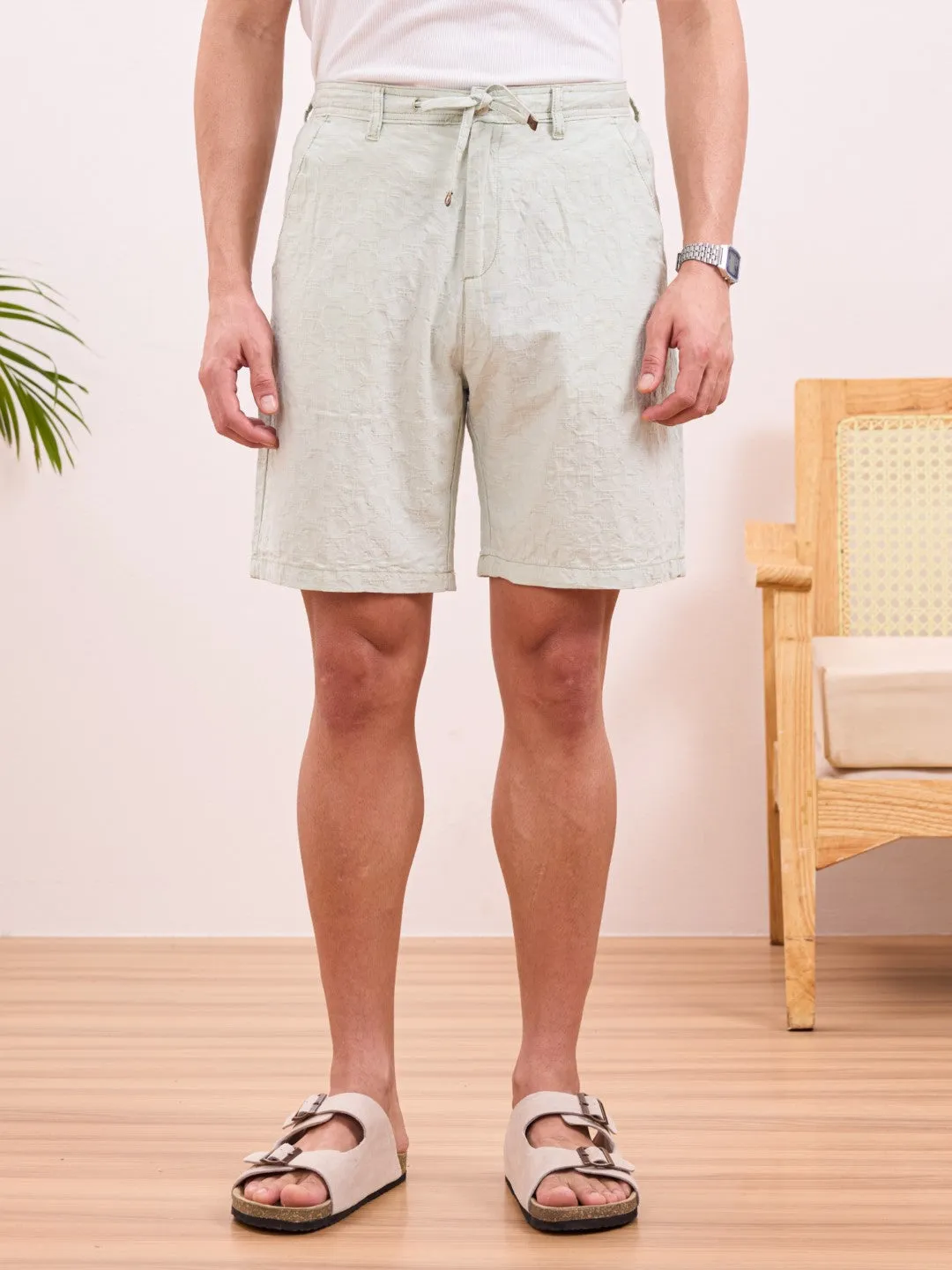 Pista Cotton Plain Shorts