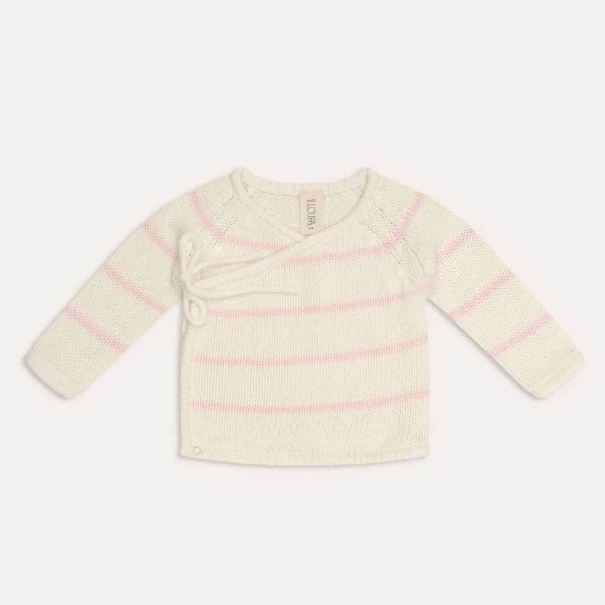 Poet Kimono Top - Pink Stripe