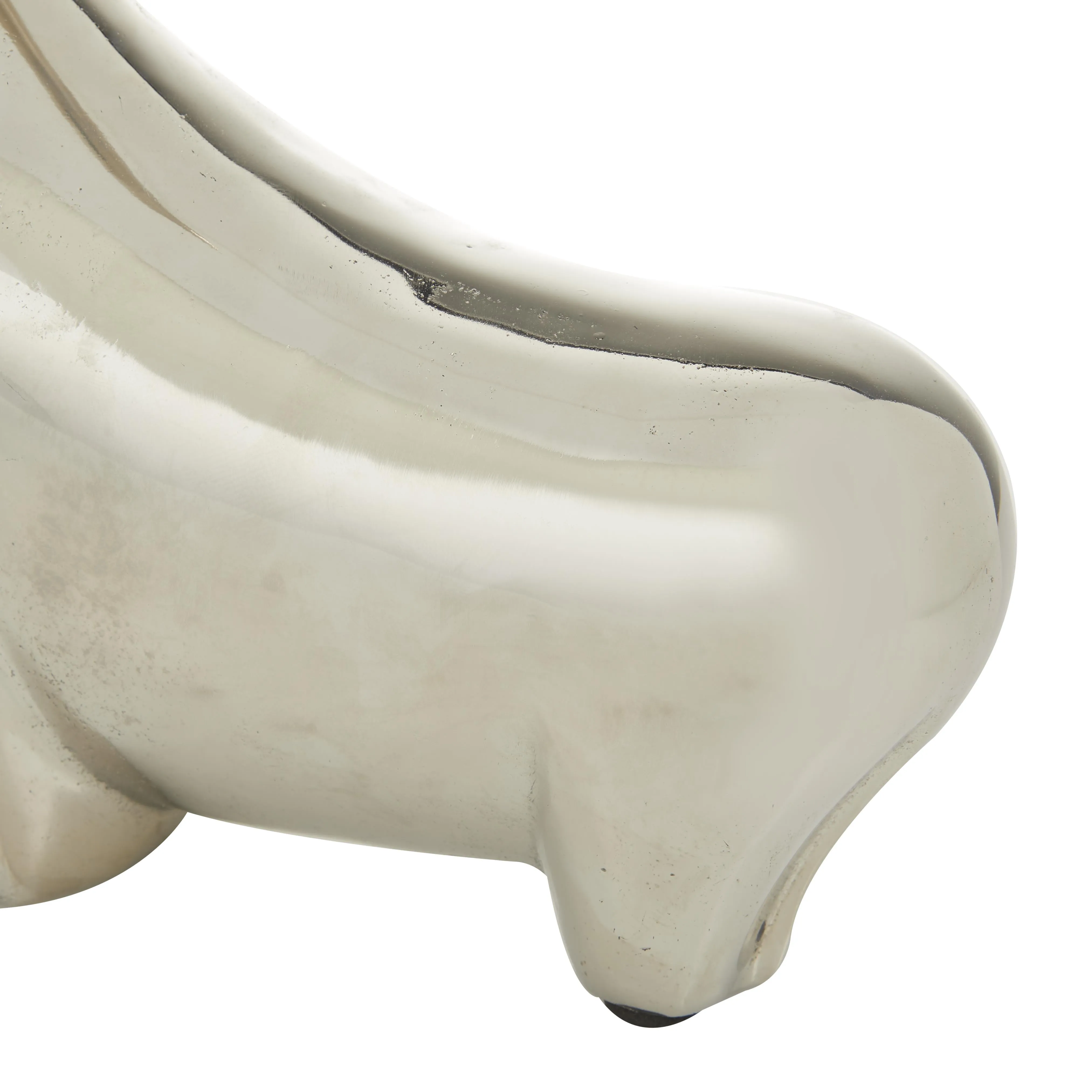 POLISHED SILVER ALUMINUM BULLS