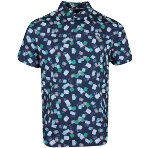 Polo de golf con etiqueta de viaje Penguin