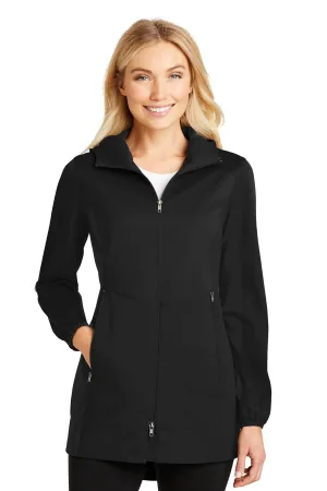 Port Authority Women's Active Hooded Soft Shell Jacket. L719 Deep Black